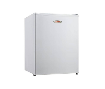 Akai RFMA-K60DW Mini Bar Refrigerator, 48L Net Capacity, Reversible Door, Tropical Climate Rated, R600a — White