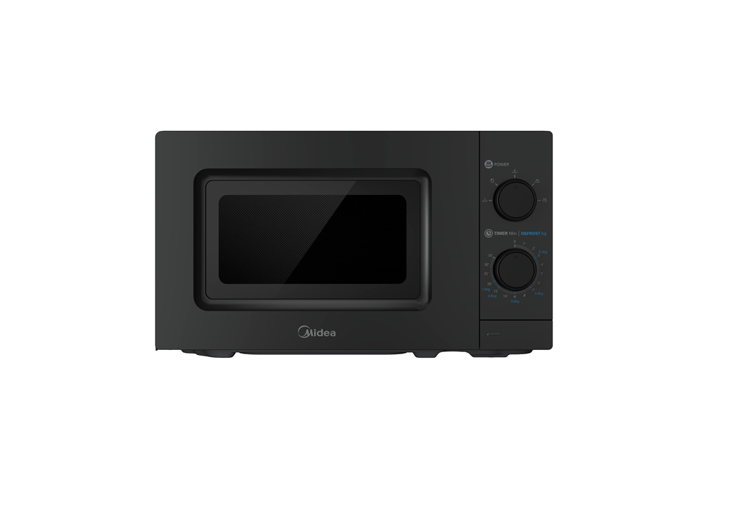 Midea 20 Liters Solo Microwave Oven , 700W, Child-Safety-Lock, Defrost Function, 35 Minutes Timer, MMC21BK, Black