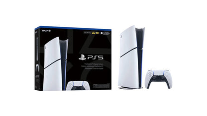 Sony PlayStation 5 Slim Digital Edition Console 825GB SSD with DualSense Wireless Controller | White