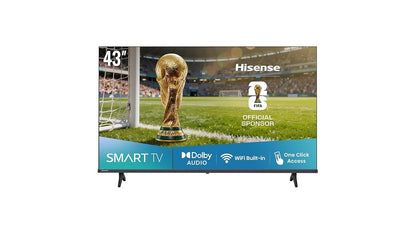 Hisense 43A4Q 43-Inch Full HD Smart LED TV with VIDAA OS, HDR10 & DTS Virtual:X | Black
