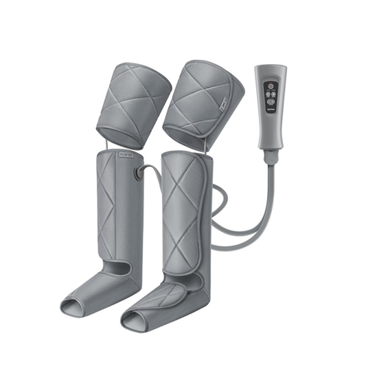 RENPHO Leg Massager, Air Compression for Circulation Calf Feet Thigh Massage, Sequential Boots Device with Handheld Controller 6 Modes 4 Intensities