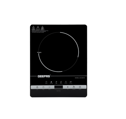 Geepas Single Infrared Cooker GIC33013, 2000 Watt Ceramic Hating Element, Digital Display