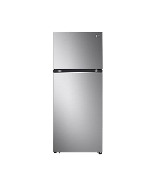 LG 395L Double Door Refrigerator with New Smart Inverter, Multi Air Flow Smart Diagnosis GN-B522PLGB  Silver