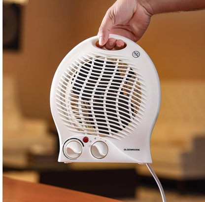 Olsenmark Fan Heater, White, OMFH1737B, 2000W, White