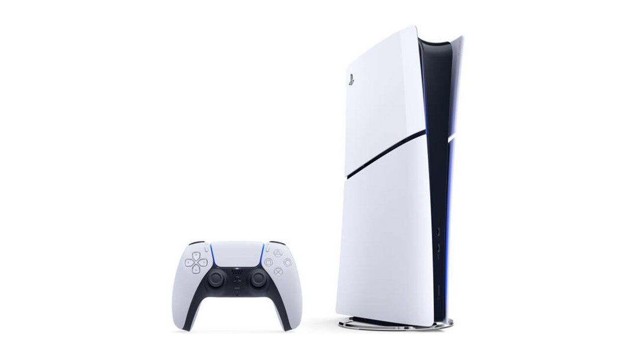 Sony PlayStation 5 Slim Digital Edition Console 825GB SSD with DualSense Wireless Controller | White