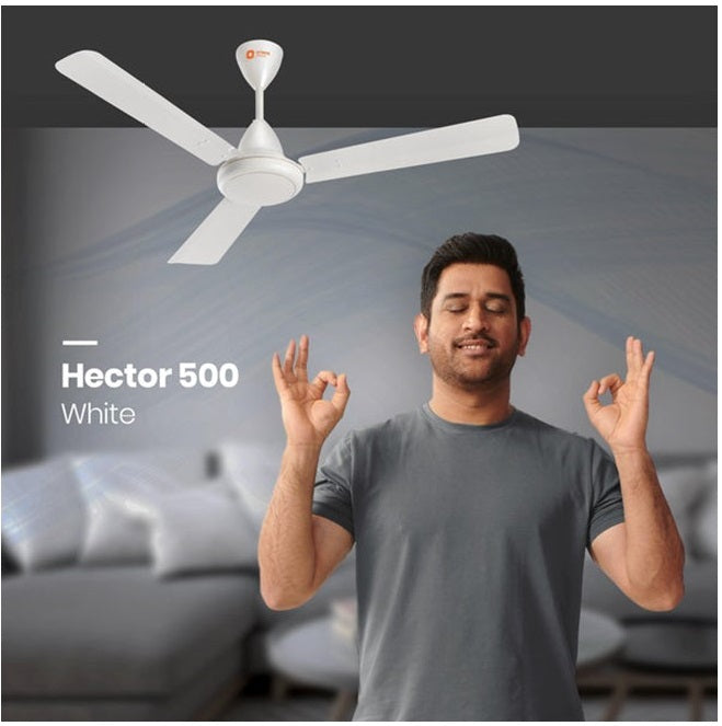 Orient Electric 48 inch Dia. Hector 500 BLDC with Remote Ceiling Fan - White