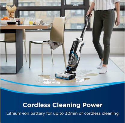 BISSELL Crosswave Cordless Max 2767E, 3 In 1 Cleaning Power, Vacuum, Wash and Dry, Multi-Surface Cleaning, Self-Cleaning Cycle