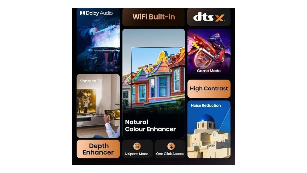 Hisense 32A4Q 32-Inch HD Smart LED TV with VIDAA OS, HDR10 & DTS Virtual:X | Black