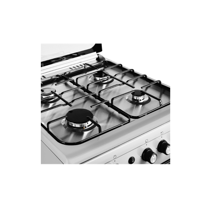 Super General Freestanding Cooking Range 4-Burner Full-Safety, Stainless-Steel Cooker, 60 x 60CM, SGC-6470-MSFS