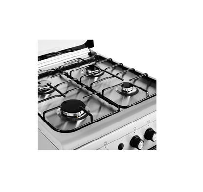 Super General Freestanding Cooking Range 4-Burner Full-Safety, Stainless-Steel Cooker, 60 x 60CM, SGC-6470-MSFS