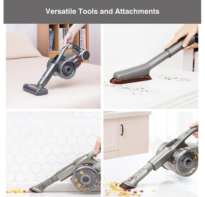 Jimmy H9 Pro Cordless Vacuum Cleaner, Muliti-surface Flexible HEPA Stick Vacuum, Removable Battery, 600W, 80 Min Runtime