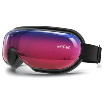 RENPHO Eye Massager with Heat & Bluetooth Music, Rechargeable Eye Care Machine with 5 Modes Gradient Purple
